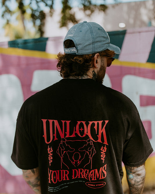 UNLOCK YOUR DREAMS HEAVYWEIGHT T-SHIRT