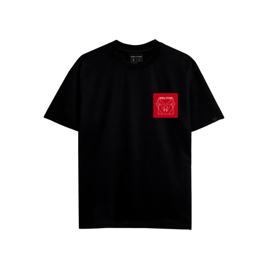RED SENSATION HEAVYWEIGHT T-SHIRT